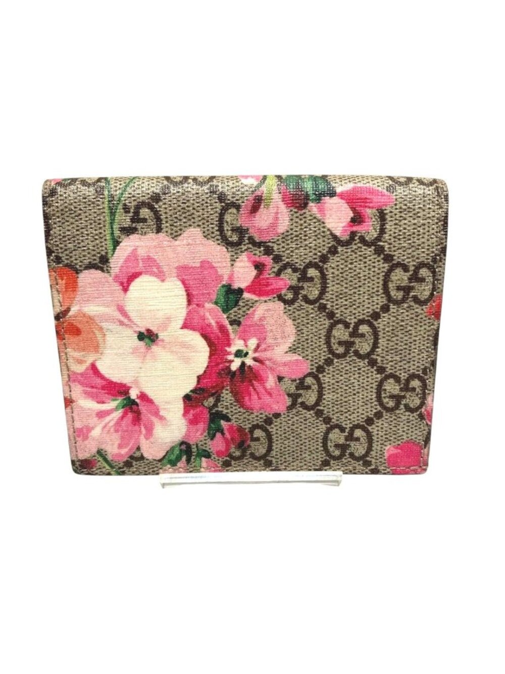 Gucci GG Blooms Bifold Wallet Leather